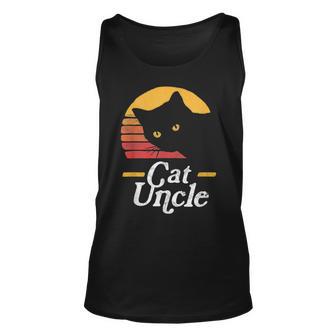 Cat Uncle Vintage 80S Style Cat Retro Distressed Unisex Tank Top - Seseable