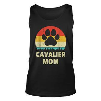 Cavalier King Charles Spaniel Mom Vintage Dog Gift Women Unisex Tank Top - Seseable