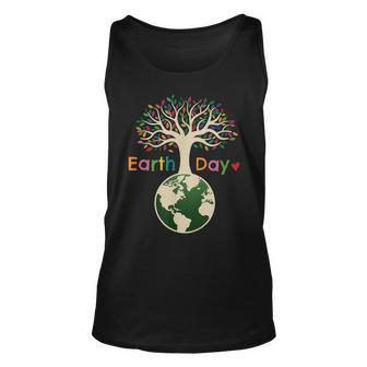 Celebrate Earth Day Colorful Tree - Earth Day Unisex Tank Top | Mazezy
