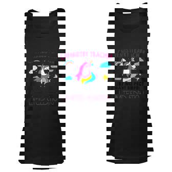 Chemistry Teacher I May Not Be Perfect But I Am Unique Funny Unicorn Job Title Men Women Tank Top Graphic Print Unisex - Thegiftio