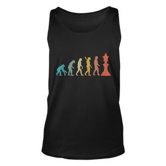 Chess Evolution Sport Funny Hobby In Free Time Men Women Tank Top Graphic Print Unisex - Thegiftio UK