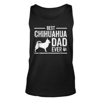 Chihuahua Dad Best Dog Owner Ever Unisex Tank Top | Mazezy