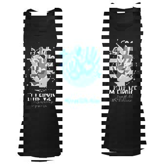 Child Abuse Awareness Pinwheels Blue Ribbon Im Their Voice Tank Top | Mazezy
