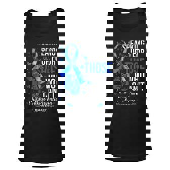 Child Abuse Prevention Awareness Boxing Gloves Blue Ribbon Unisex Tank Top | Mazezy