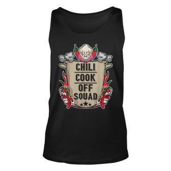 Chili Cook Off Squad Cooking Competition Team Award Gift Unisex Tank Top | Mazezy