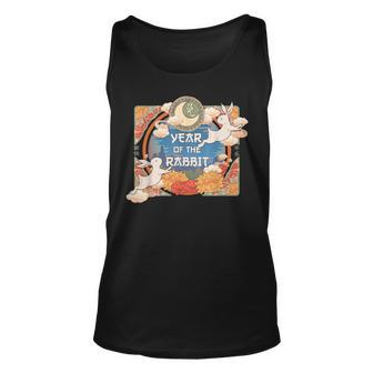 Chinese New Year Of The Rabbit 2023 Happy Lunar New Year Unisex Tank Top | Mazezy