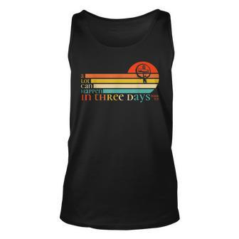 Christian Bible Easter Day A Lot Can Happen In 3 Days Mark 9 Tank Top | Mazezy