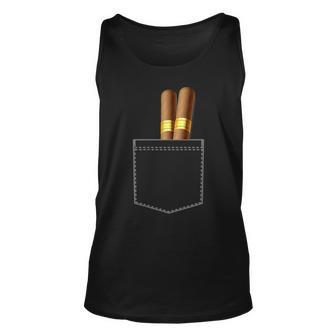 Cigar Smoke Cuban Cuba Tobacco Gift For Smoker Unisex Tank Top - Seseable