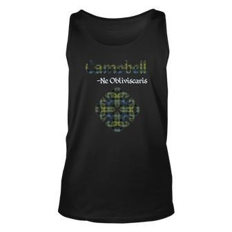 Clan Campbell Scottish Pride Unisex Tank Top - Seseable