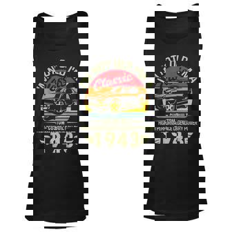 Im Classic Car 80Th Birthday 80 Year Old Born In 1943 Tank Top | Mazezy