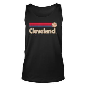 Cleveland Baseball Softball City Ohio Retro Cleveland Unisex Tank Top - Seseable