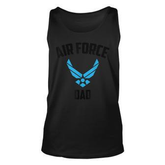 Cool Air Force Dad Gift | Best Proud Military Veteran Men Unisex Tank Top | Mazezy