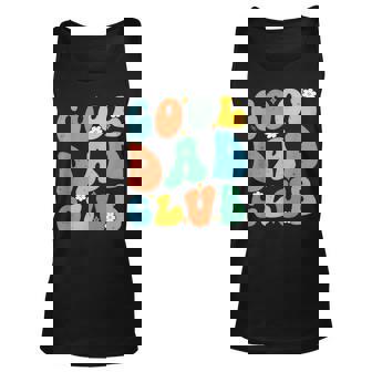 Cool Dad Club Fathers Day Groovy Retro Best Dad Ever Unisex Tank Top - Thegiftio UK