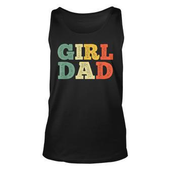 Cool Girl Dad For Men Father Super Proud Dad Outnumbered Dad Unisex Tank Top - Thegiftio UK