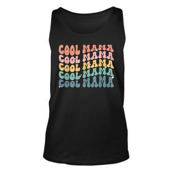 Cool Mama Retro Mothers Day New Mom Pregnancy Announcement Unisex Tank Top | Mazezy