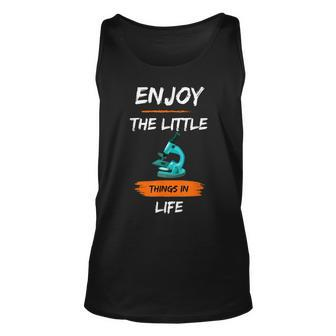 Cool Microscope Microbiologists Biology Nerd Science Lab Unisex Tank Top - Seseable