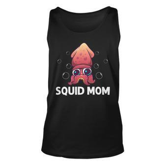 Cool Squid For Mom Mother Octopus Biology Sea Animals V2 Unisex Tank Top - Monsterry