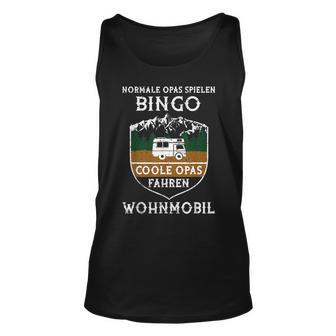 Coole Opas Fahren Wohnmobil Unisex TankTop, Camping Opa Vatertag Tee - Seseable