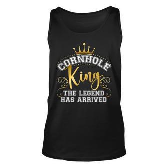 Cornhole King Legend Has Arrived Vintage Tank Top - Seseable