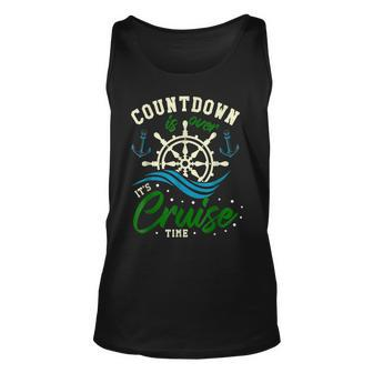 Countdown Is Over Its Cruise Time Funny Mardi Gras Cruise Unisex Tank Top - Seseable