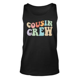Cousin Crew Design For Cousin Vacation Trip Or Cousins Unisex Tank Top | Mazezy