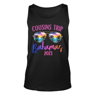 Cousins Trip Bahamas 2023 Sunglasses Summer Vacation Unisex Tank Top | Mazezy