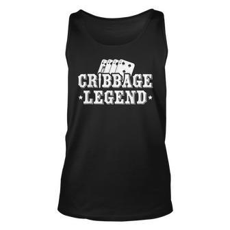 Cribbage Legend Kartenspiel Spieler Tank Top - Seseable