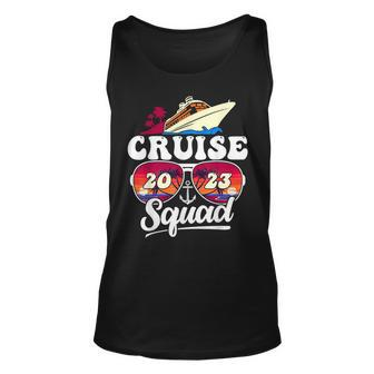 Cruise Squad 2023 Family Vacation Matching Family Group Unisex Tank Top - Thegiftio UK