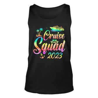 Cruise Squad 2023 Summer Vacation Family Friend Travel Group Unisex Tank Top - Seseable