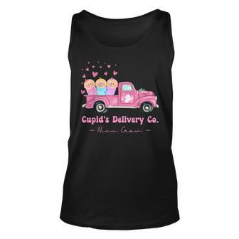 Cupids Delivery Co Funny Nicu Crew Valentines Day Truck Unisex Tank Top - Seseable