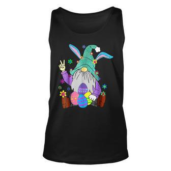 Cute Bunny Gnome Easter Eggs Hunt Easter Day Boys Girls Kids Tank Top | Mazezy