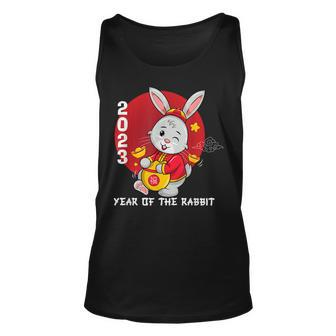 Cute Chinese New Year Funny Year Of The Rabbit 2023 Unisex Tank Top - Thegiftio UK