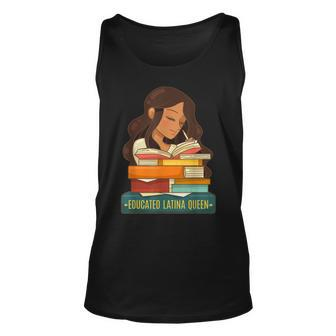 Cute Educated Latina Queen Gift Unisex Tank Top - Seseable