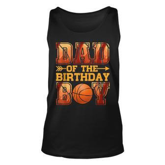 Dad Basketball Birthday Boy Family Baller B-Day Party Unisex Tank Top - Thegiftio UK