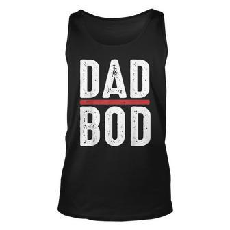 Dad Bod Gym Workout Humor Best Father Tank Top | Mazezy