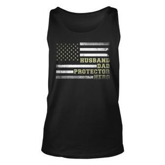 Dad Fathers Day First Time Best Husband Daddy Tank Top | Mazezy