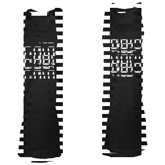 Dad In Binary Code Computer Gift Funny Fathers Day Unisex Tank Top - Thegiftio