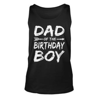 Dad Of The Birthday Boy Matching Family Party Unisex Tank Top - Thegiftio UK