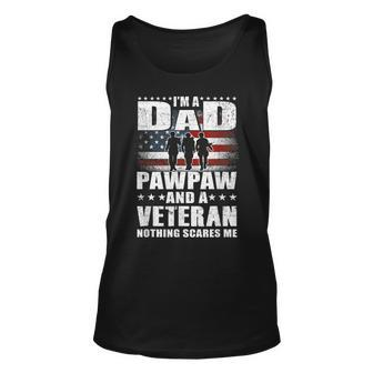 I Am A Dad A Pawpaw And A Veteran T Fathers Day Tank Top | Mazezy