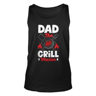 Dad The Grill Fathers Day Bbq Unisex Tank Top - Thegiftio UK