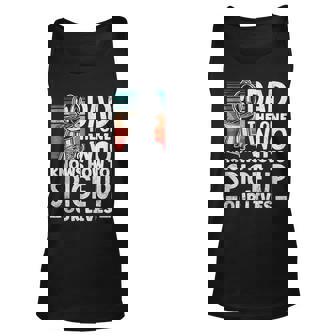 Dad Who Knows How To Spice Up Our Lives Fathers Day Grill Unisex Tank Top - Thegiftio UK