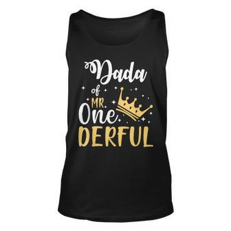 Dada Of Mr Onederful 1St Birthday One-Derful Matching Unisex Tank Top - Seseable