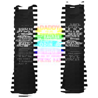 Daddy Are My Favourite Viking Dad Gift For Fathers Day Unisex Tank Top - Thegiftio UK