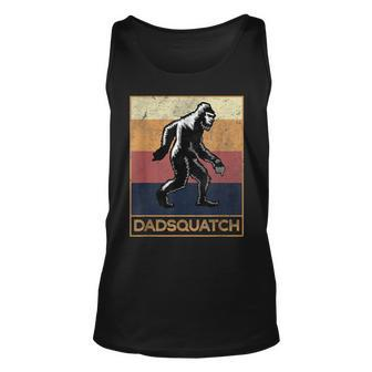 Dadsquatch - Funny Bigfoot Dad Sasquatch Believer For Father Unisex Tank Top - Seseable