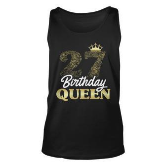 Damen 27. Geburtstag Unisex TankTop Jahrgang 1995, Birthday Queen mit Krone - Seseable