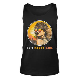 Damen 80S Party Girl Retro Outfit Achtziger Jahre Frauen Tank Top - Seseable