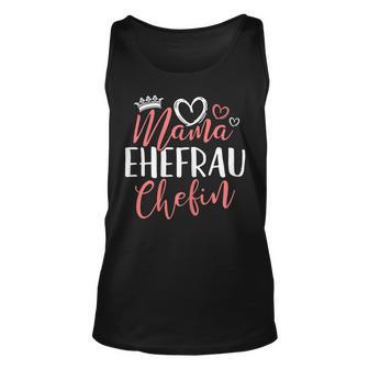 Damen Mama Ehefrau Chefin Lustiges Frauen Muttertag Geschenk Tank Top - Seseable