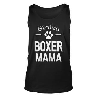 Damen Stolze Boxer Mama Dog Hunde Mutter Haustier Tank Top - Seseable