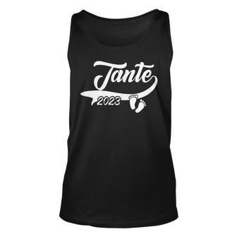 Damen Tante 2023 Werdende Tante Zukünftige Tante 2023 Tank Top - Seseable