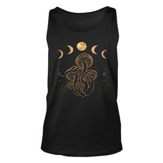 Dark Academia Cottagecore Aesthetic Magical Mushroom Unisex Tank Top - Seseable